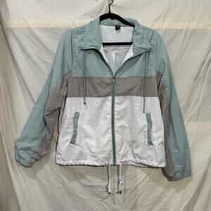 Athletic Collection By 26 International Color Block Windbreaker Women's Large